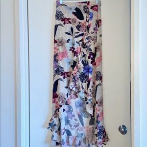 Lovers and friends “waves for days” wrap skirt